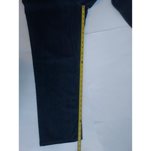 NWOT Ladies Appleseeds Petite Dark Wash Straight High Rise Jeans Size 16P - Picture 7 of 9